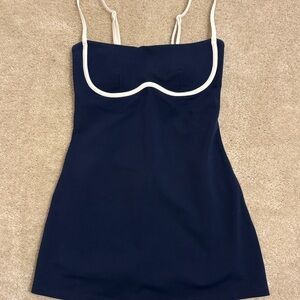 Alo Yoga Airbrush Streamlined Dress Navy XS